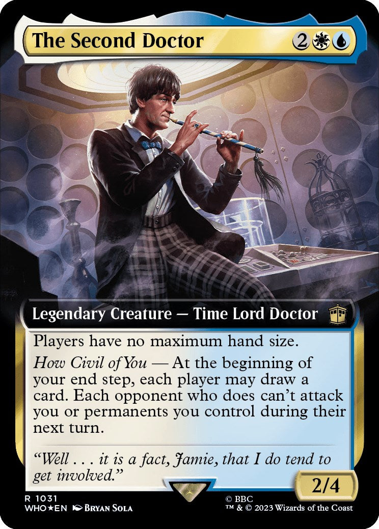 The Second Doctor (Extended Art) (Surge Foil) [Doctor Who] | Empire Gaming NC