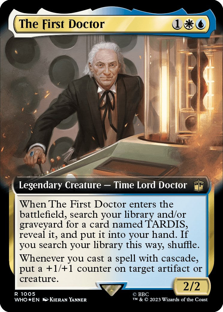 The First Doctor (Extended Art) (Surge Foil) [Doctor Who] | Empire Gaming NC