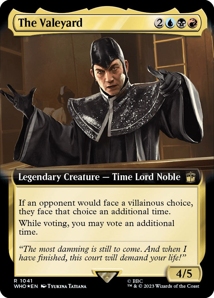 The Valeyard (Extended Art) (Surge Foil) [Doctor Who] | Empire Gaming NC