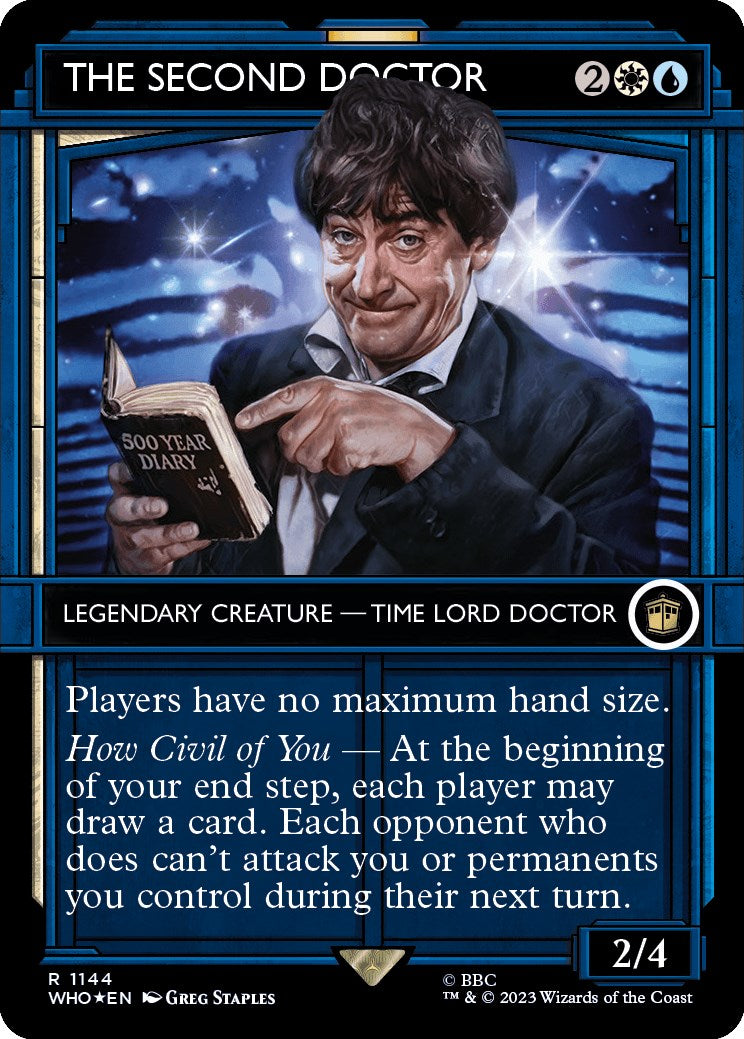 The Second Doctor (Showcase) (Surge Foil) [Doctor Who] | Empire Gaming NC