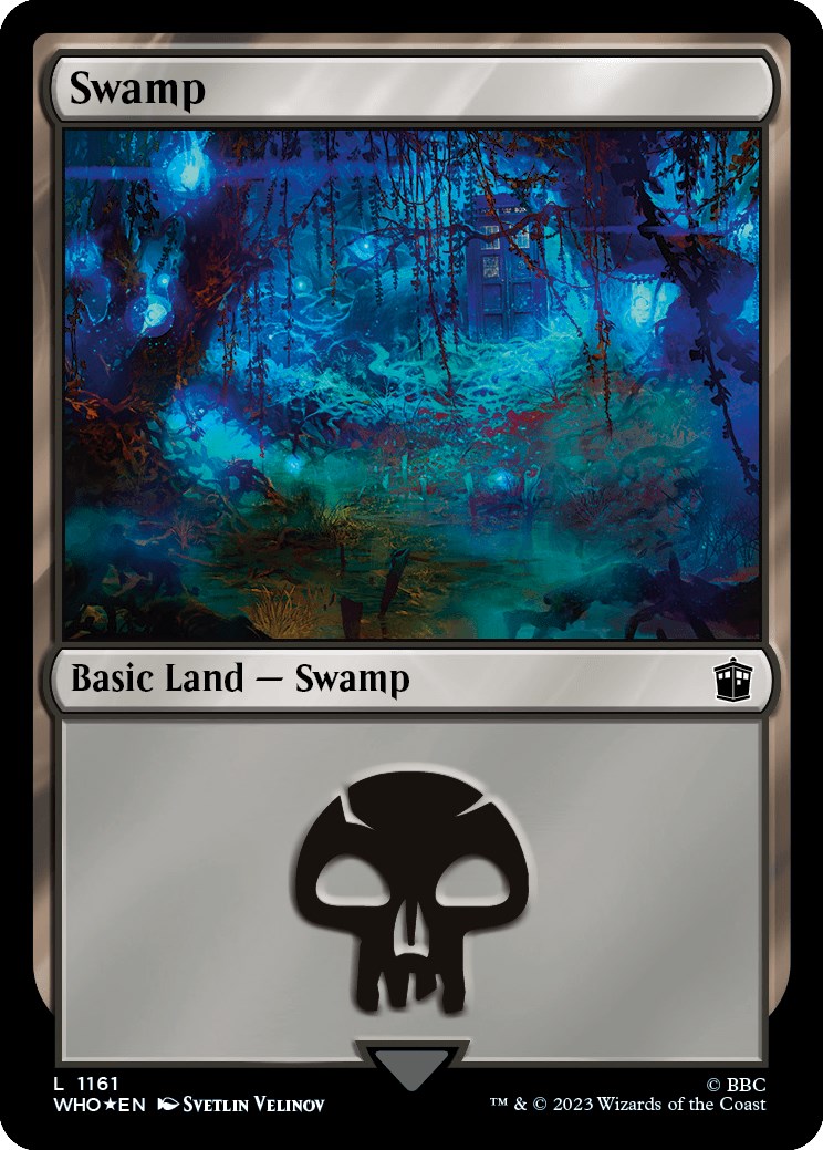 Swamp (1161) (Surge Foil) [Doctor Who] | Empire Gaming NC