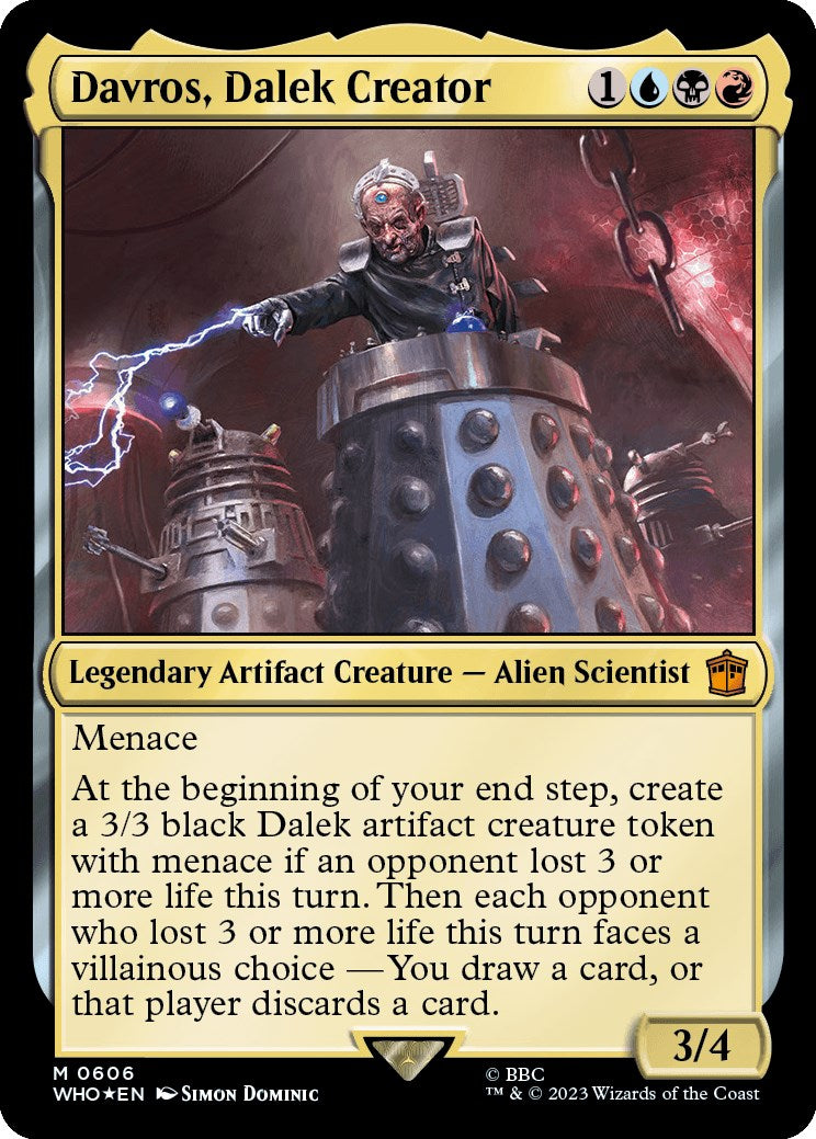 Davros, Dalek Creator (Surge Foil) [Doctor Who] | Empire Gaming NC