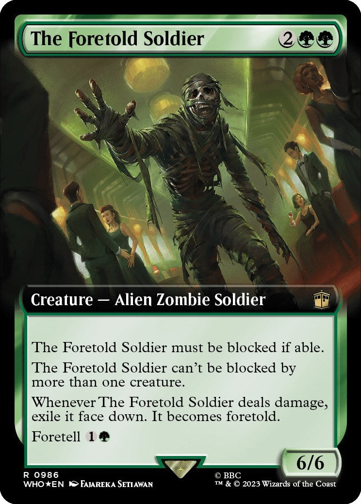 The Foretold Soldier (Extended Art) (Surge Foil) [Doctor Who] | Empire Gaming NC