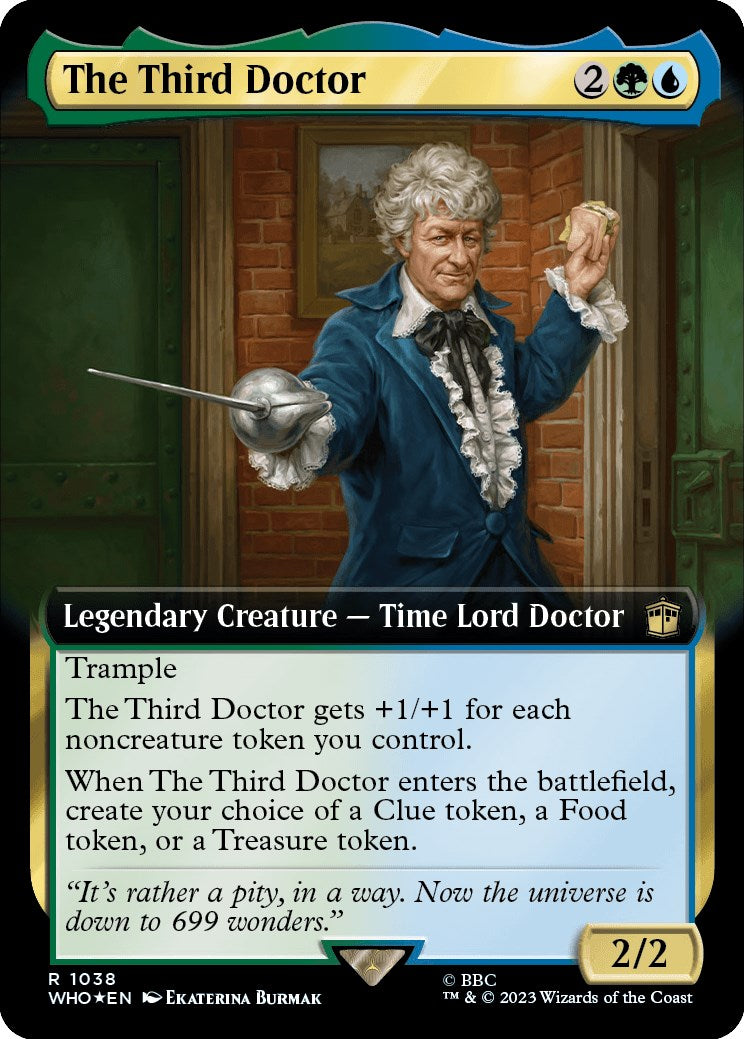 The Third Doctor (Extended Art) (Surge Foil) [Doctor Who] | Empire Gaming NC