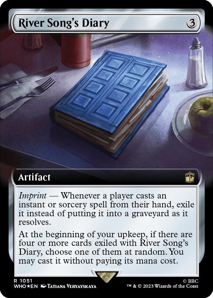 River Song's Diary (Extended Art) (Surge Foil) [Doctor Who] | Empire Gaming NC