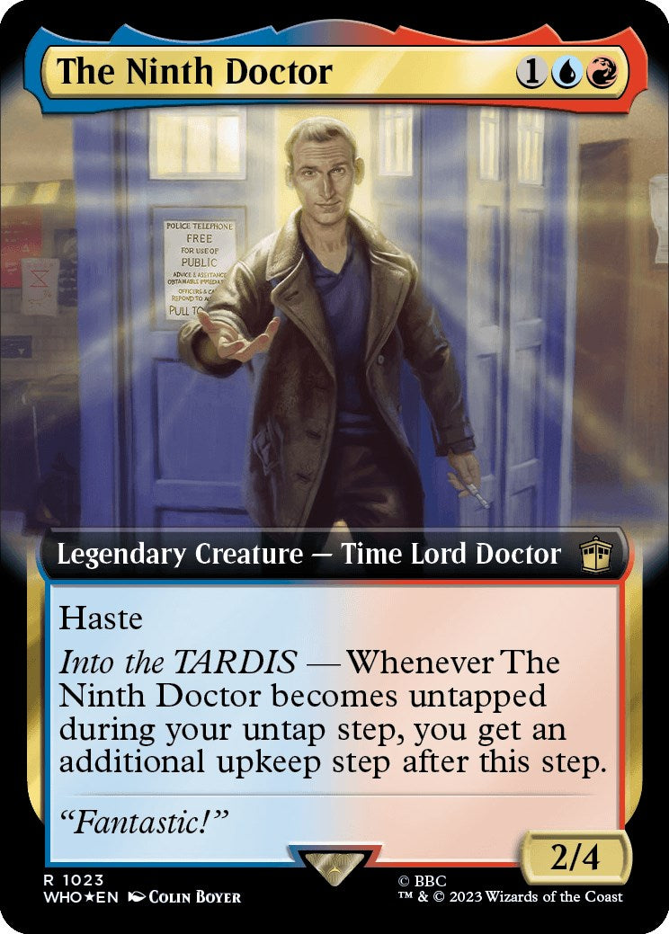 The Ninth Doctor (Extended Art) (Surge Foil) [Doctor Who] | Empire Gaming NC