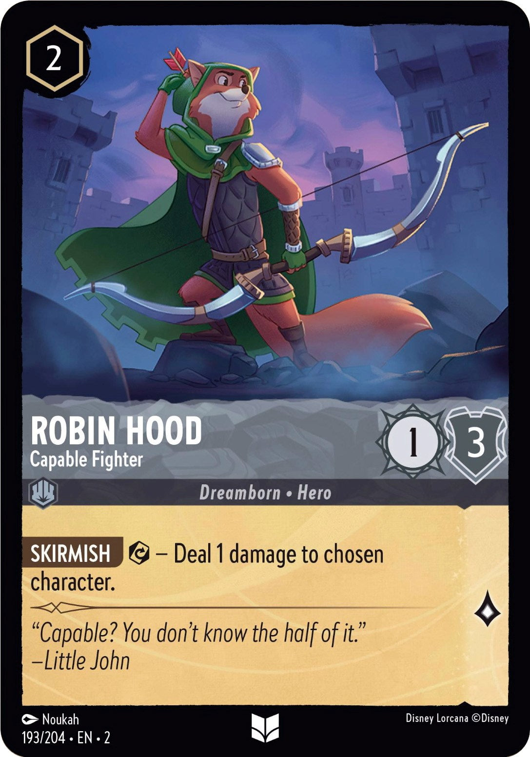 Robin Hood - Capable Fighter (193/204) [Rise of the Floodborn] | Empire Gaming NC