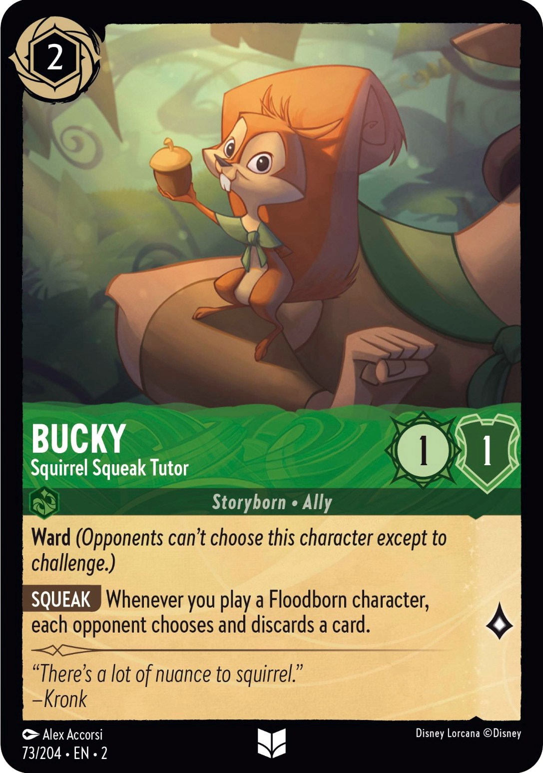 Bucky - Squirrel Squeak Tutor (73/204) [Rise of the Floodborn] | Empire Gaming NC