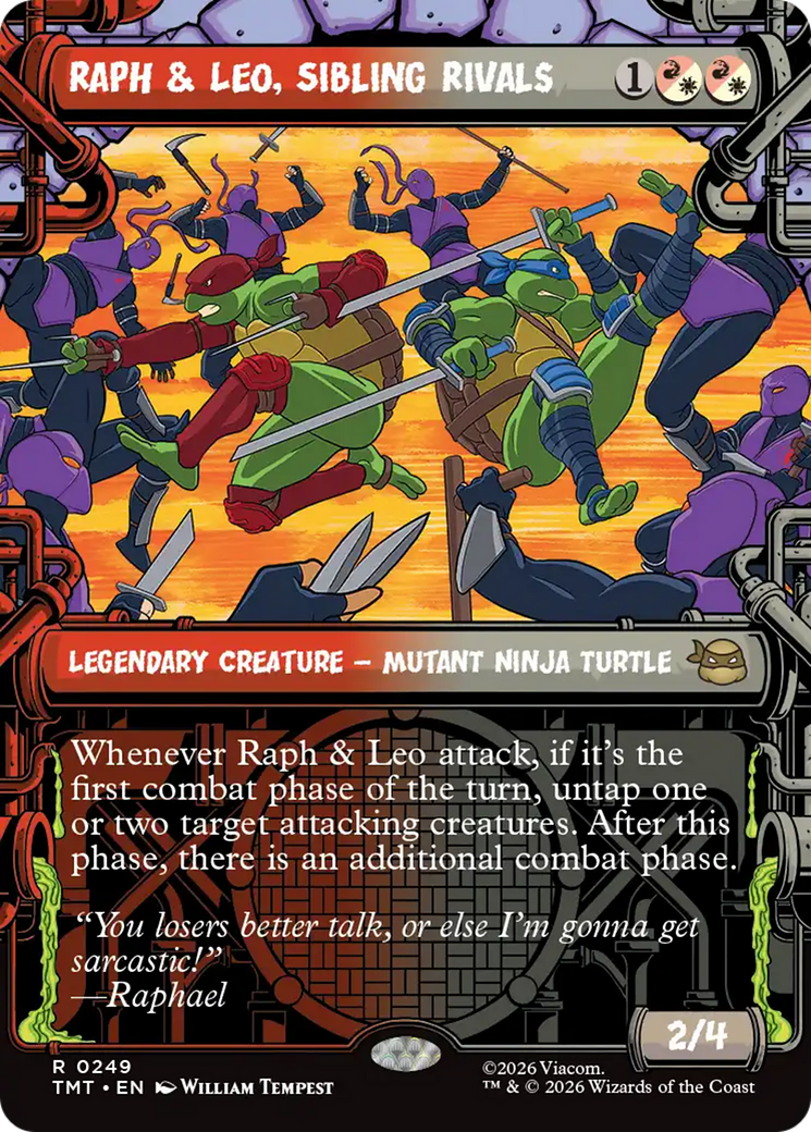Raph & Leo, Sibling Rivals (Showcase) [Teenage Mutant Ninja Turtles] | Empire Gaming NC