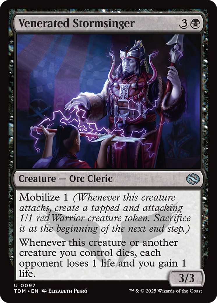 Venerated Stormsinger [Tarkir: Dragonstorm] | Empire Gaming NC