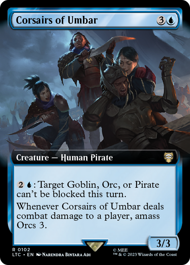 Corsairs of Umbar (Extended Art) [The Lord of the Rings: Tales of Middle-Earth Commander] | Empire Gaming NC