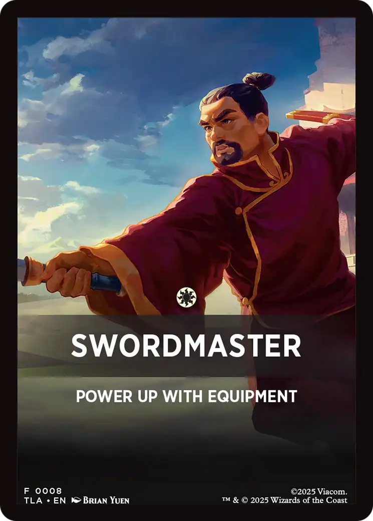 Swordmaster Theme Card [Avatar: The Last Airbender Tokens] | Empire Gaming NC