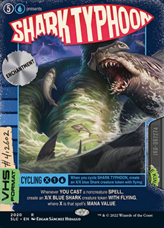 Shark Typhoon (Borderless Alternate Art) [Secret Lair Countdown Kit] | Empire Gaming NC