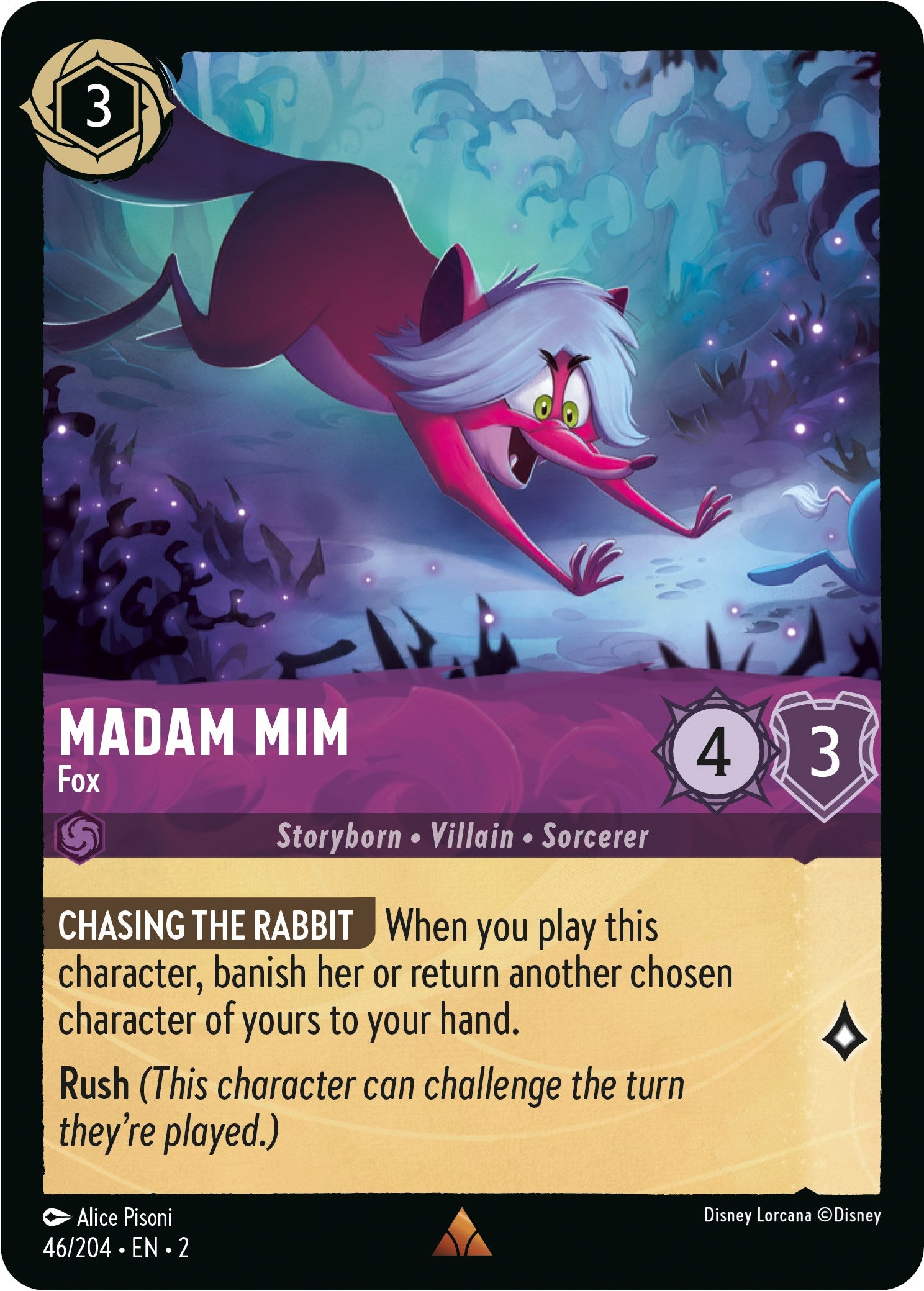 Madam Mim - Fox (46/204) [Rise of the Floodborn] | Empire Gaming NC