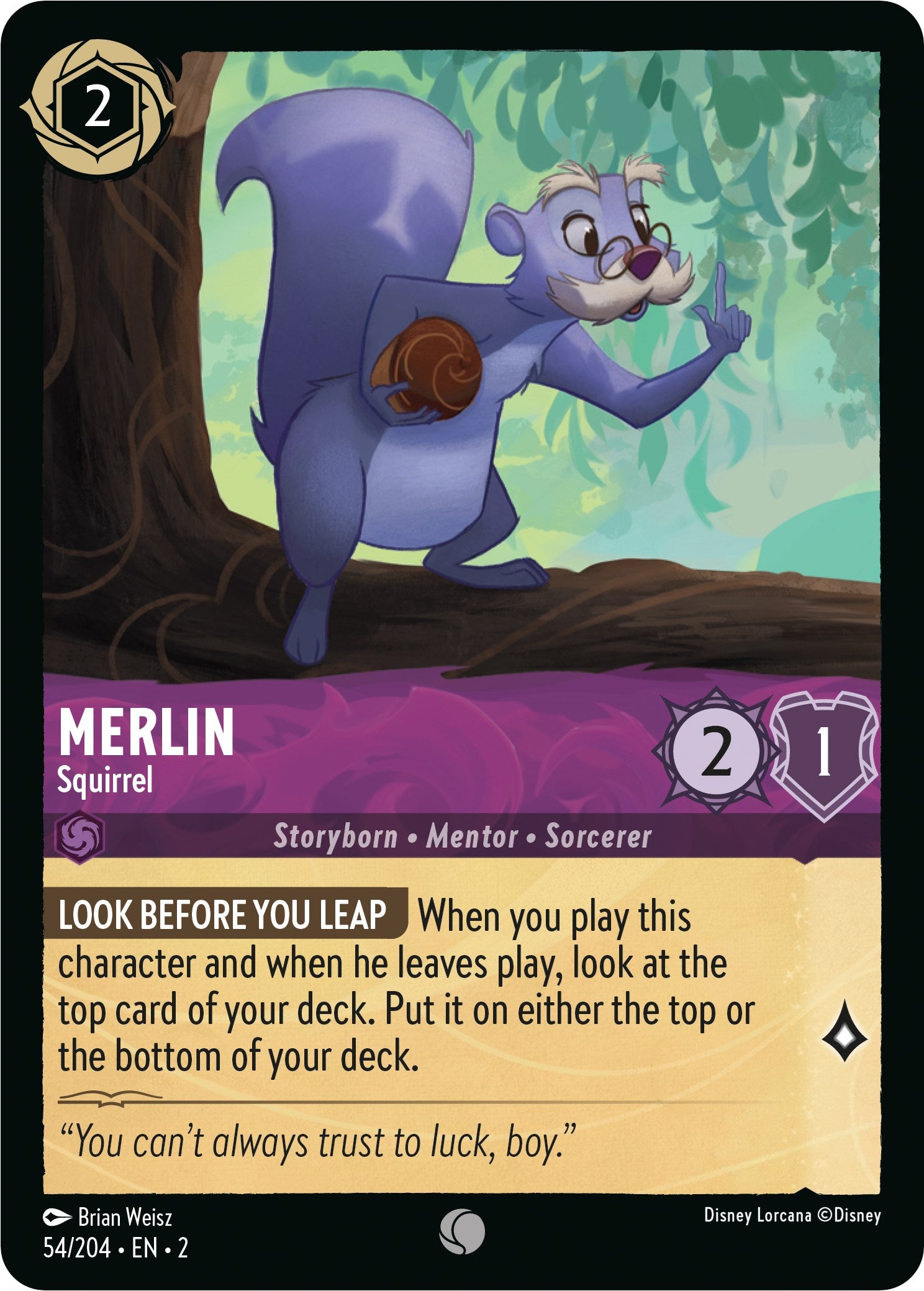 Merlin - Squirrel (54/204) [Rise of the Floodborn] | Empire Gaming NC