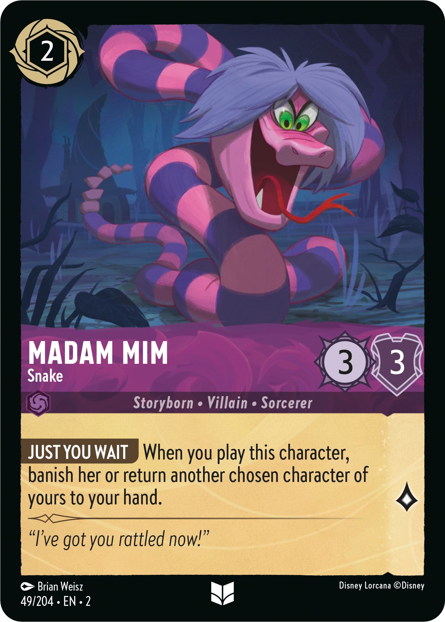 Madam Mim - Snake (49/204) [Rise of the Floodborn] | Empire Gaming NC