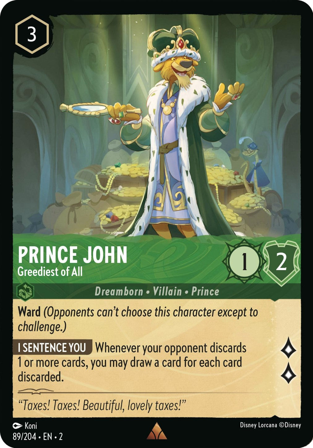 Prince John - Greediest of All (89/204) [Rise of the Floodborn] | Empire Gaming NC