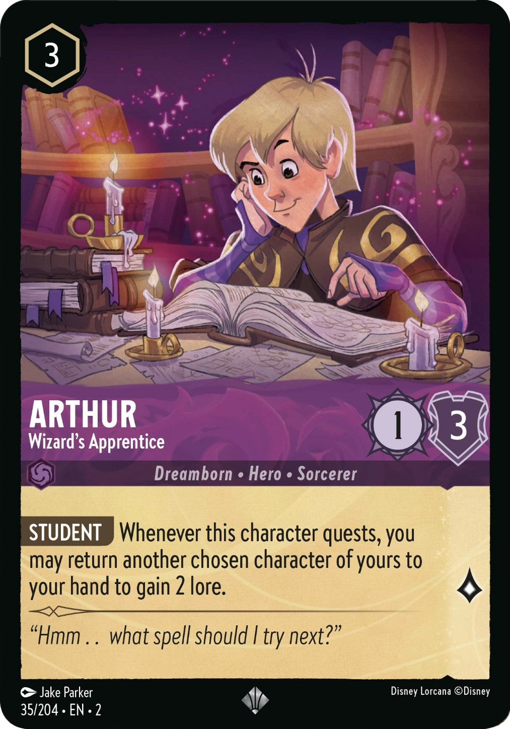 Arthur - Wizard's Apprentice (35/204) [Rise of the Floodborn] | Empire Gaming NC