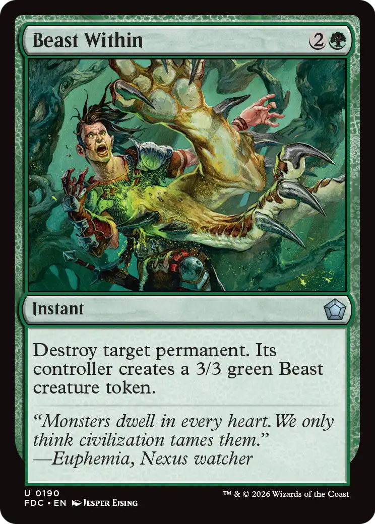 Beast Within [Foundations Commander] | Empire Gaming NC