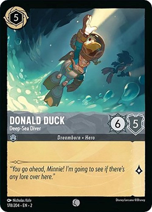 Donald Duck - Deep-Sea Diver (178/204) [Rise of the Floodborn] | Empire Gaming NC
