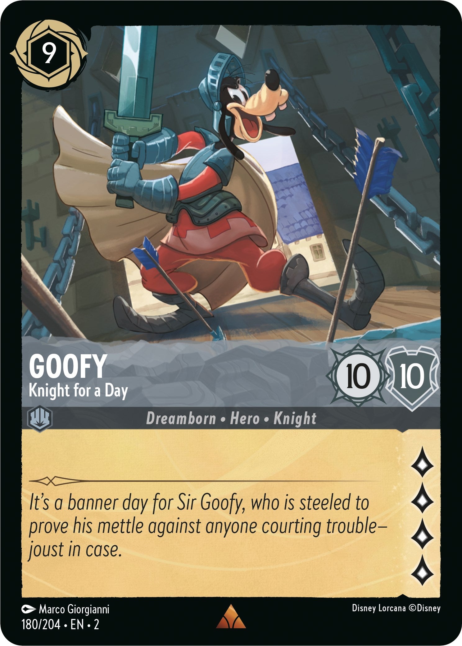 Goofy - Knight for a Day (180/204) [Rise of the Floodborn] | Empire Gaming NC