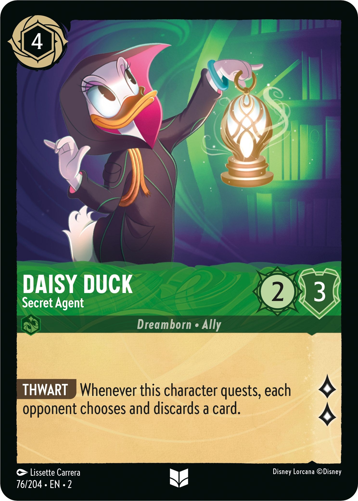 Daisy Duck - Secret Agent (76/204) [Rise of the Floodborn] | Empire Gaming NC