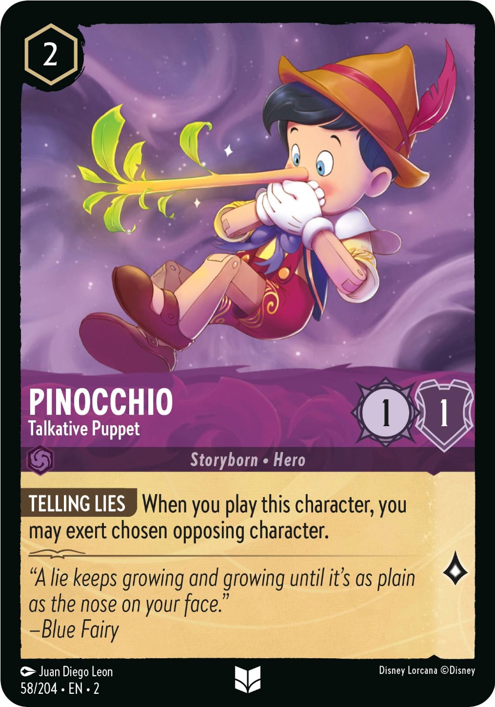 Pinocchio - Talkative Puppet (58/204) [Rise of the Floodborn] | Empire Gaming NC