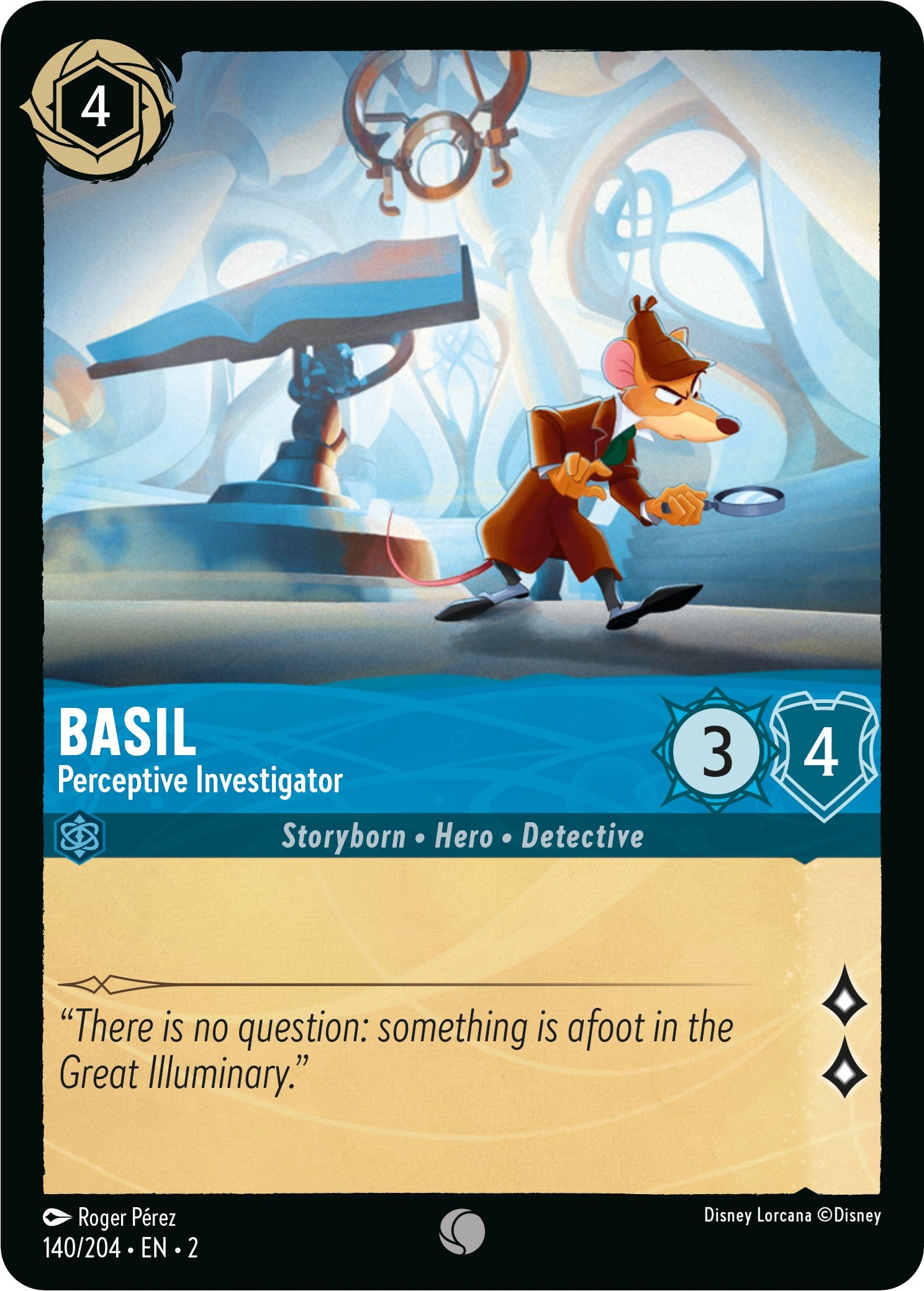 Basil - Perceptive Investigator (140/204) [Rise of the Floodborn] | Empire Gaming NC