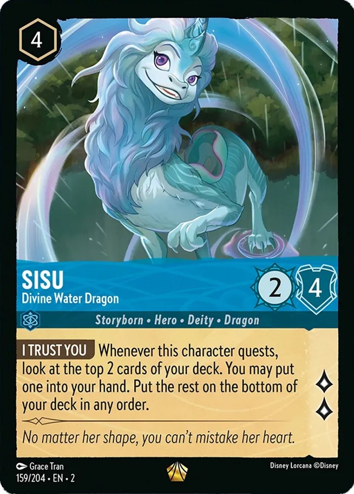 Sisu - Divine Water Dragon (159/204) [Rise of the Floodborn] | Empire Gaming NC