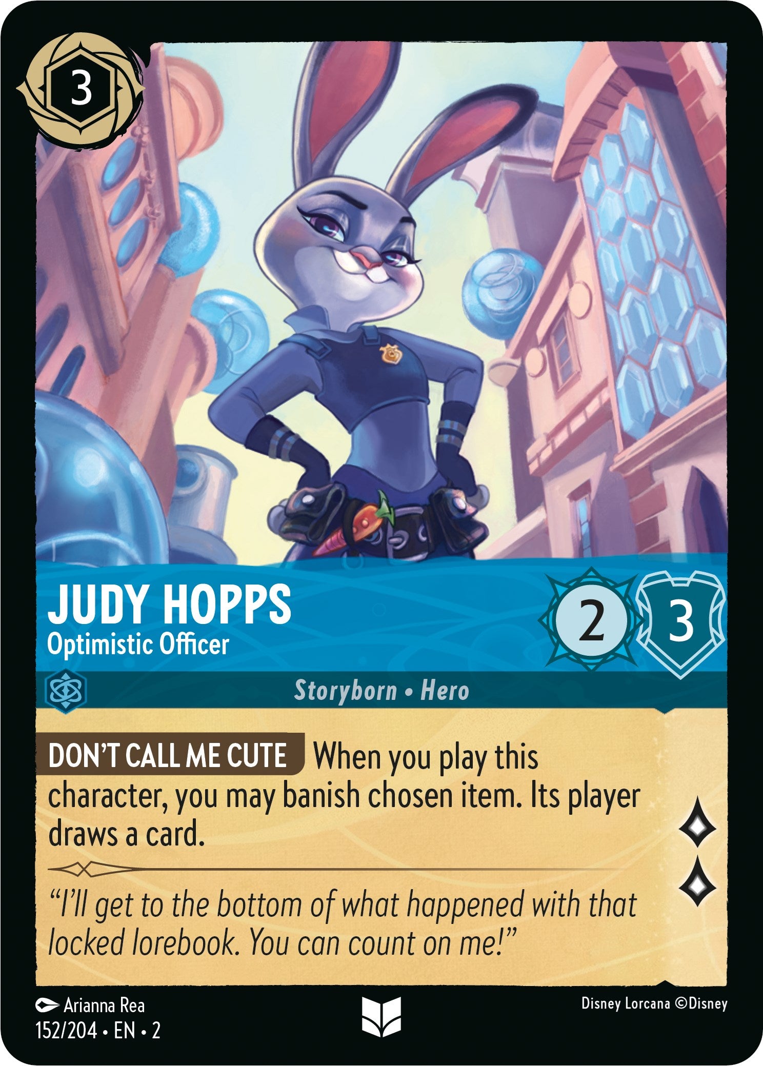 Judy Hopps - Optimistic Officer (152/204) [Rise of the Floodborn] | Empire Gaming NC