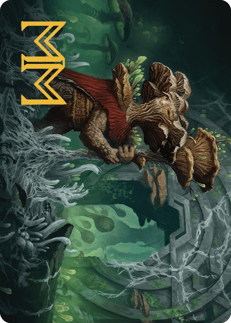 Tendril of the Mycotyrant Art Card (Gold-Stamped Signature) [The Lost Caverns of Ixalan Art Series] | Empire Gaming NC