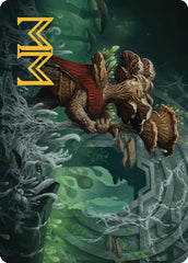 Tendril of the Mycotyrant Art Card (Gold-Stamped Signature) [The Lost Caverns of Ixalan Art Series] | Empire Gaming NC