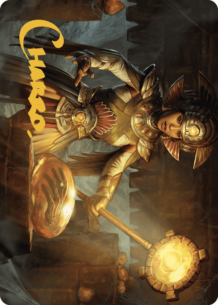 Curator of Sun's Creation Art Card (Gold-Stamped Signature) [The Lost Caverns of Ixalan Art Series] | Empire Gaming NC