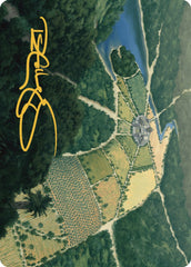 Restless Prairie Art Card (Gold-Stamped Signature) [The Lost Caverns of Ixalan Art Series] | Empire Gaming NC