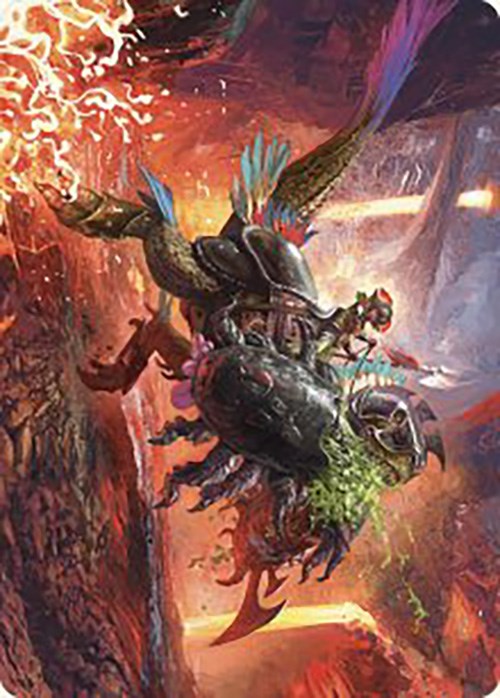 Triumphant Chomp Art Card [The Lost Caverns of Ixalan Art Series] | Empire Gaming NC