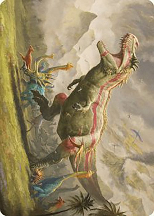 Ghalta, Stampede Tyrant Art Card [The Lost Caverns of Ixalan Art Series] | Empire Gaming NC