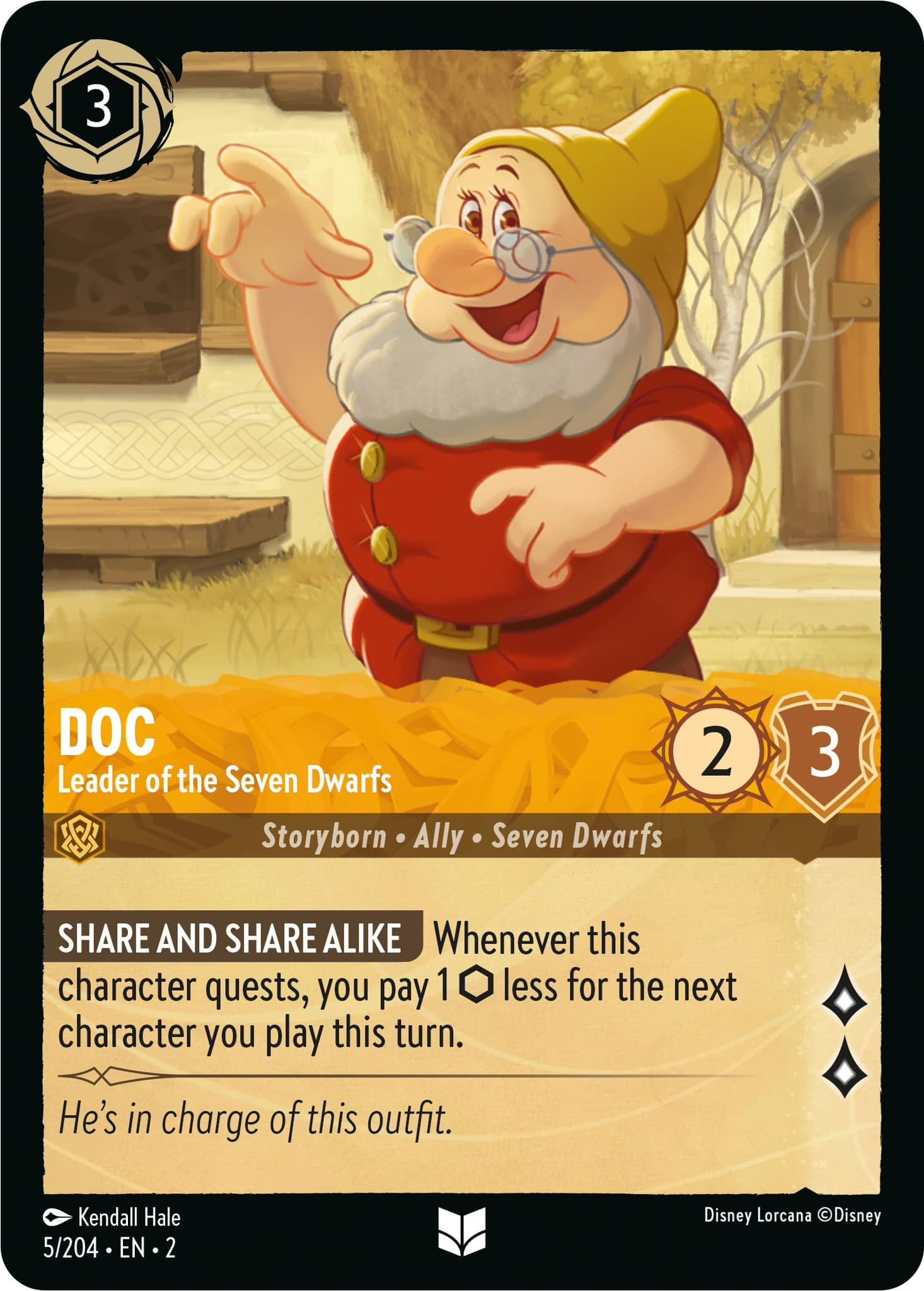 Doc - Leader of the Seven Dwarfs (5/204) [Rise of the Floodborn] | Empire Gaming NC