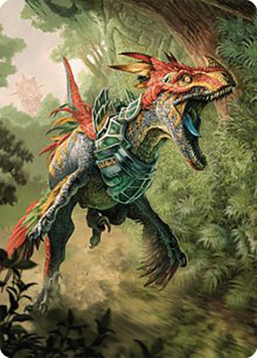 Dinosaur Token Art Card [The Lost Caverns of Ixalan Art Series] | Empire Gaming NC