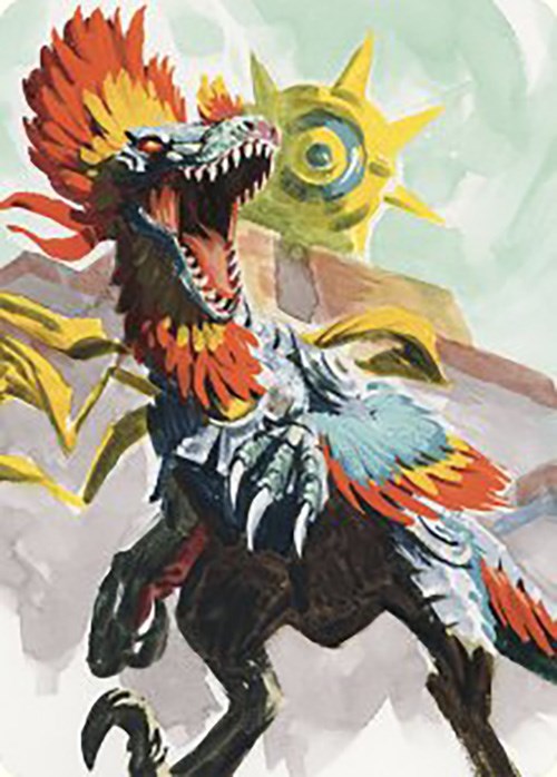 Pantlaza, Sun-Favored Art Card [The Lost Caverns of Ixalan Art Series] | Empire Gaming NC