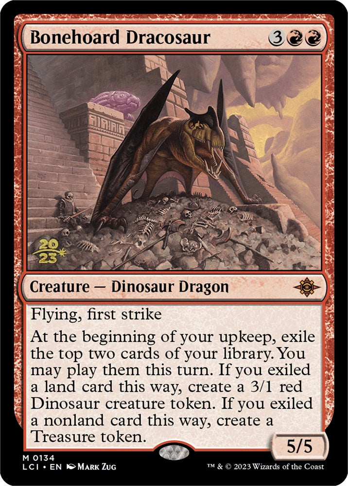 Bonehoard Dracosaur [The Lost Caverns of Ixalan Prerelease Cards] | Empire Gaming NC