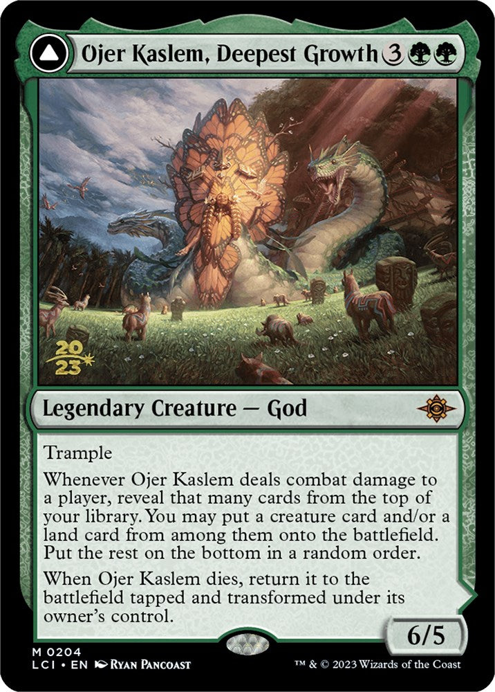 Ojer Kaslem, Deepest Growth // Temple of Cultivation [The Lost Caverns of Ixalan Prerelease Cards] | Empire Gaming NC