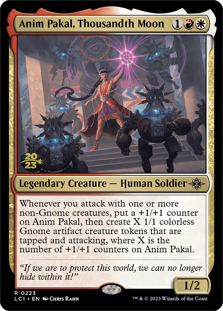 Anim Pakal, Thousandth Moon [The Lost Caverns of Ixalan Prerelease Cards] | Empire Gaming NC