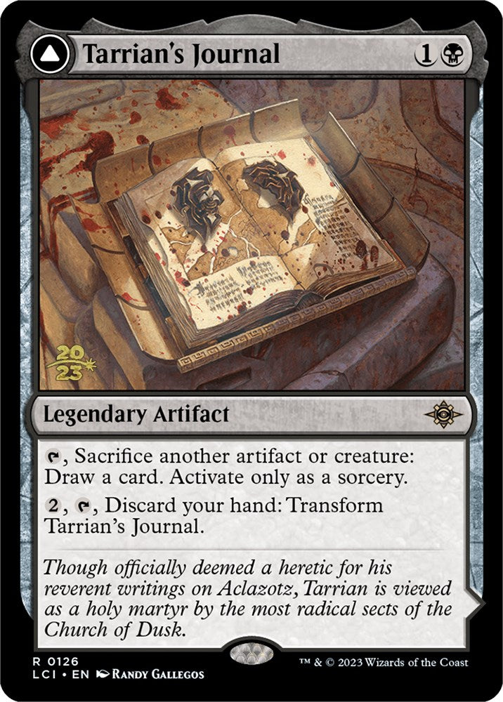 Tarrian's Journal // The Tomb of Aclazotz [The Lost Caverns of Ixalan Prerelease Cards] | Empire Gaming NC