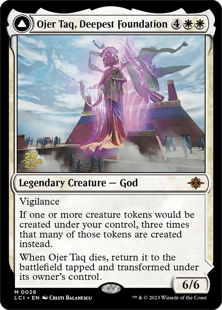 Ojer Taq, Deepest Foundation // Temple of Civilization [The Lost Caverns of Ixalan Prerelease Cards] | Empire Gaming NC