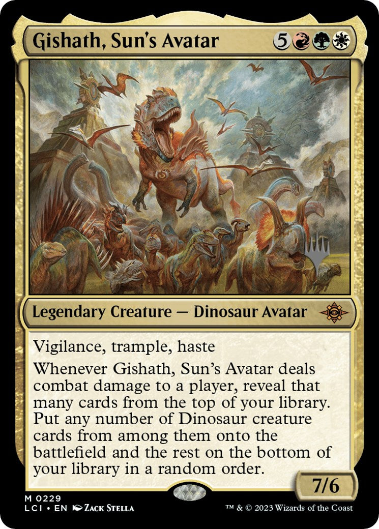 Gishath, Sun's Avatar (Promo Pack) [The Lost Caverns of Ixalan Promos] | Empire Gaming NC