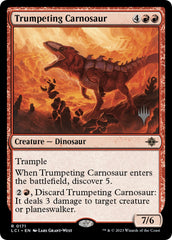 Trumpeting Carnosaur (Promo Pack) [The Lost Caverns of Ixalan Promos] | Empire Gaming NC