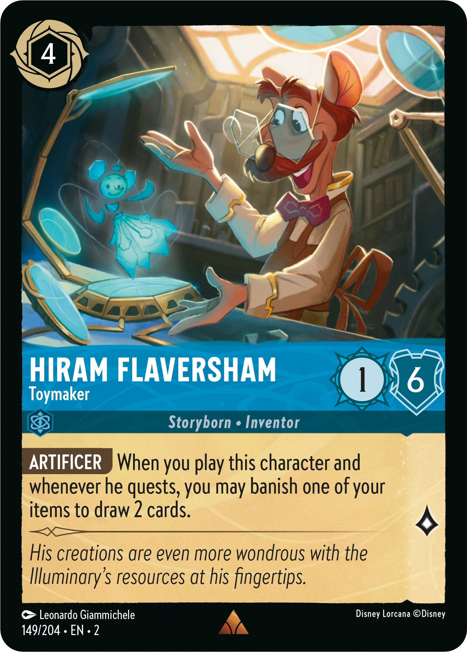 Hiram Flaversham - Toymaker (149/204) [Rise of the Floodborn] | Empire Gaming NC