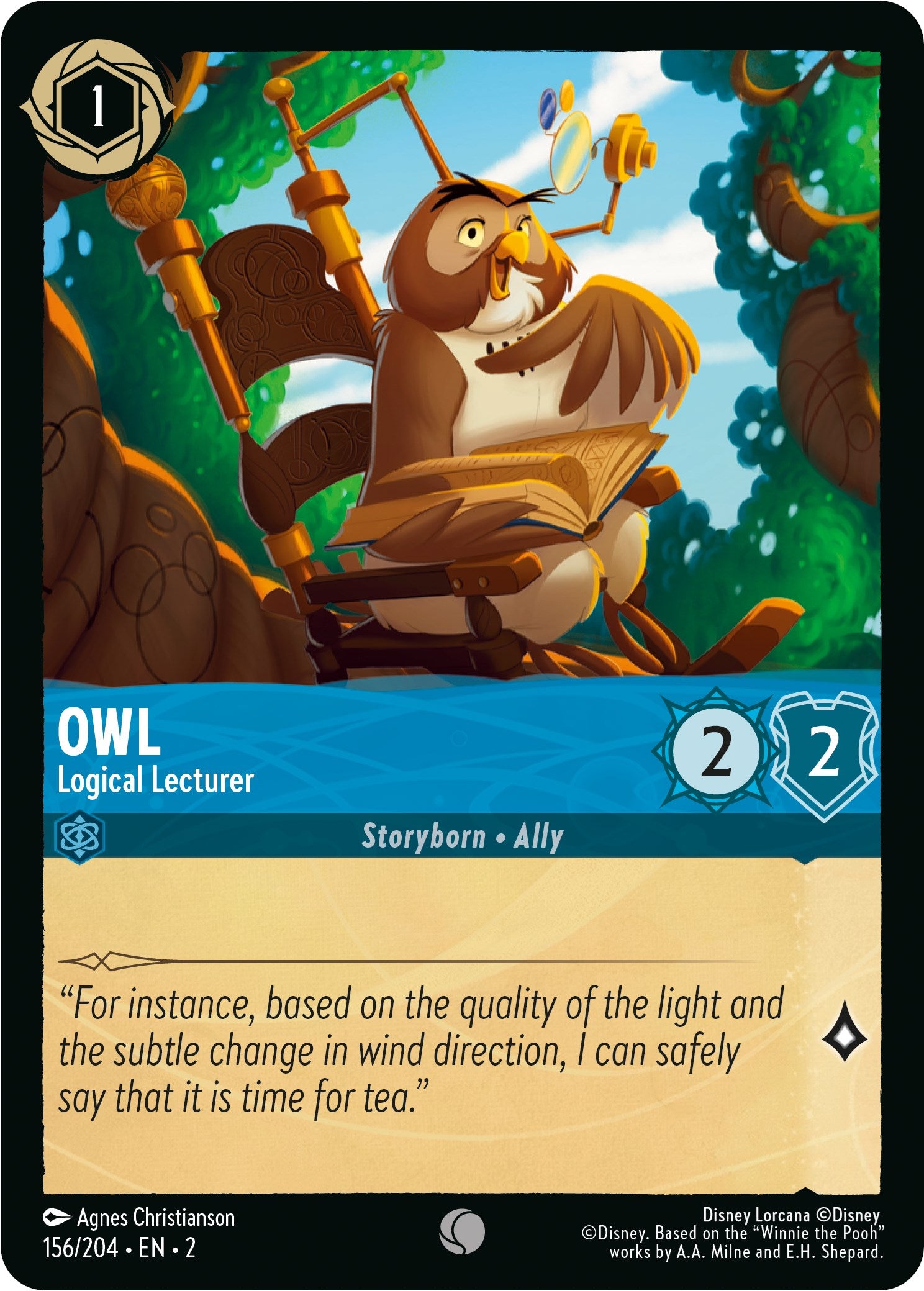 Owl - Logical Lecturer (156/204) [Rise of the Floodborn] | Empire Gaming NC