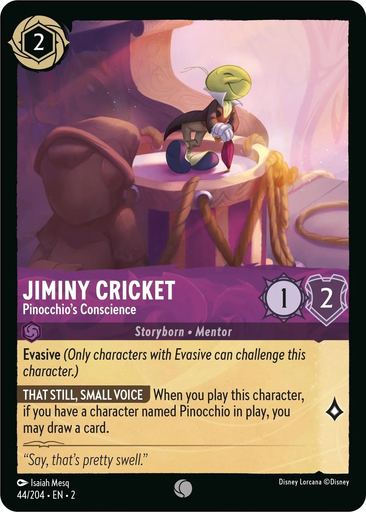 Jiminy Cricket - Pinocchio's Conscience (44/204) [Rise of the Floodborn] | Empire Gaming NC