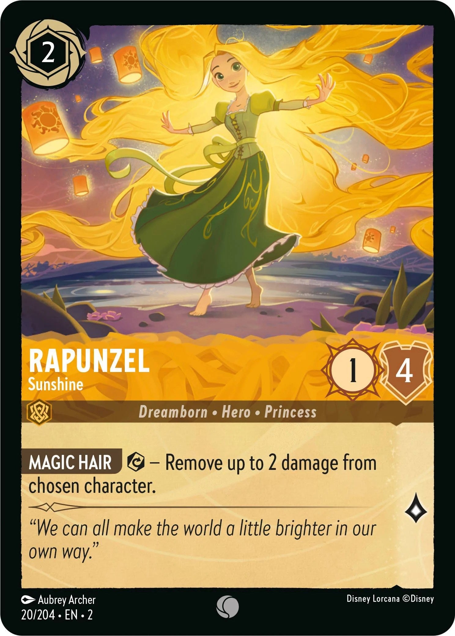 Rapunzel - Sunshine (20/204) [Rise of the Floodborn] | Empire Gaming NC